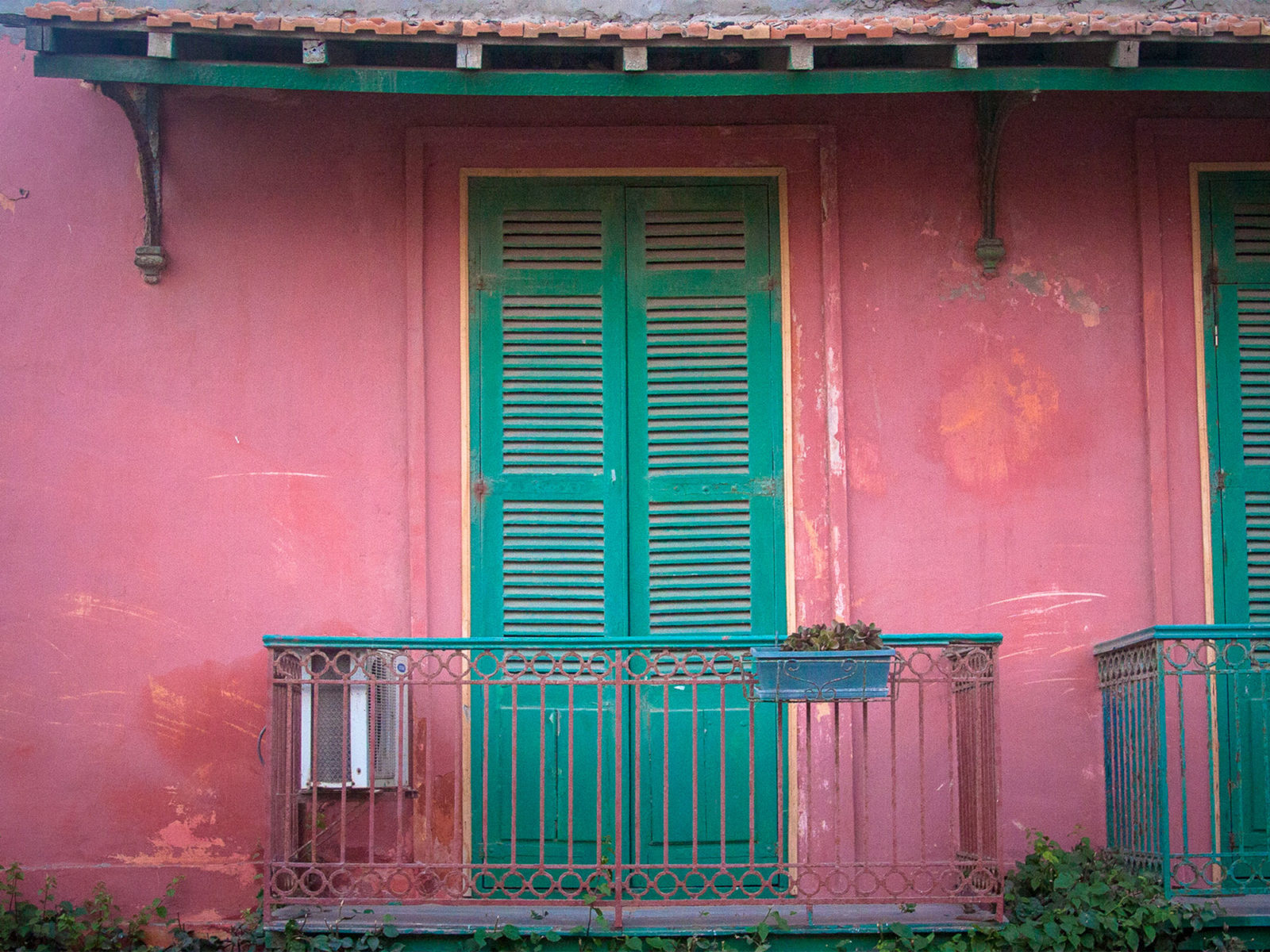 French balconies in St. Louis